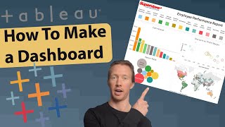 How To Create a Dashboard  Tableau Tutorial P9 [upl. by Nnaeilsel]