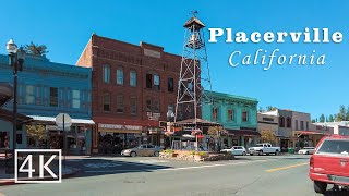 4K Historic Main Street Placerville California  Walking Tour [upl. by Nawed]