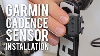 Garmin Cadence Sensor Installation [upl. by Cardew901]