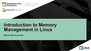 Introduction to Memory Management in Linux [upl. by Akerdnahs]