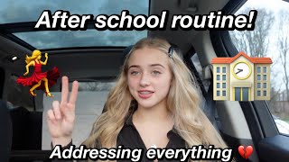 MY AFTER SCHOOL ROUTINE amp addressing everything [upl. by Magdaia]