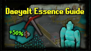 QUICK Daeyalt Essence Mining Guide  50 RuneCrafting XP OSRS [upl. by Abehshtab63]