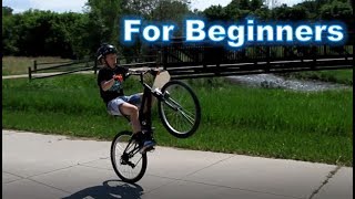 How To Wheelie A Mountain Bike EASY and FAST [upl. by Valeria]