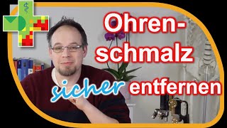 Ohrenschmalz sicher und schonend entfernen [upl. by Einnim]