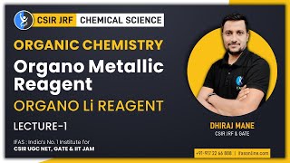 Organometallic Reagents For CSIR NET Organic Chemistry  Organo Li Reagent [upl. by Alf67]