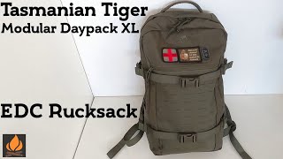 Tasmanian Tiger Modular Daypack XL  Idealer EDC Rucksack [upl. by Yllib]