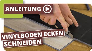 Vinylboden Ecken schneiden [upl. by Deming]