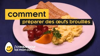 Comment Préparer des Œufs Brouillés [upl. by Screens]