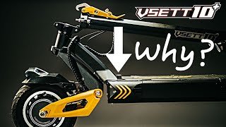 VSETT 10 Electric Scooter Review Solid Power [upl. by Curt398]