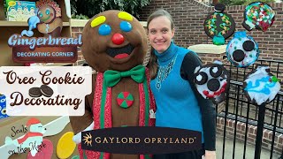 Decorating OREO Cookies  Gaylord Opryland  Christmas in Nashville Tennessee  Opryland Christmas [upl. by Lyrrad]