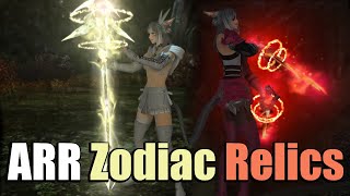 All A Realm Reborn Relic Weapons Zodiac [upl. by Suirtimed]