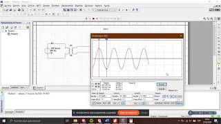 Osciloscopio en Multisim [upl. by Retsevlys111]