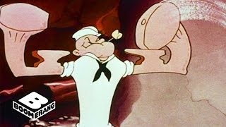 Spinach Lesson  Popeye the Sailor  Boomerang Official [upl. by Steffane970]