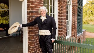 Live with Thomas Jefferson Visiting Monticello [upl. by Osher]