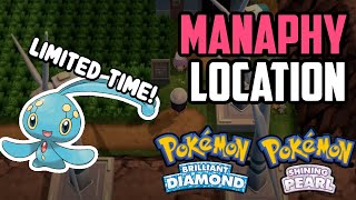 How to Get Manaphy  Pokémon Brilliant Diamond amp Shining Pearl [upl. by Kimmy256]