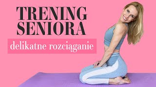 💜 Trening seniora  Delikatne rozciąganie  Ola Żelazo [upl. by Neelrad339]