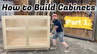 Build Cabinets The Easy Way  How to Build Cabinets [upl. by Svensen]