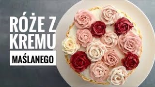 SERIA KWIATY Z KREMU 1 🌹🌹🌹 RÓŻE 🌹🌹🌹 [upl. by Perni]