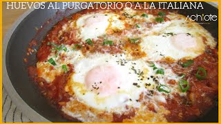 El DESAYUNO más espectacular y sencillo  Huevos al Purgatorio o a la Italiana [upl. by Inaluahek]