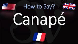 How to Pronounce Canapé CORRECTLY [upl. by Ahkeber]