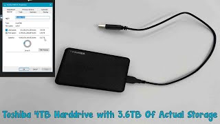 Toshiba Canvio Advance 4TB Portable External Hard Drive USB 30 Black  HDTCA40XK3CA Unboxing [upl. by Bergerac]