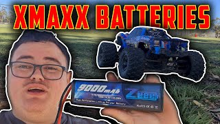 Best TRAXXAS XMAXX 8s Battery  9000mah 100c Zeee Lipo Battery [upl. by Eniarol]