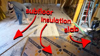 SlabOnGrade INSULATED Foundation  Part 1 [upl. by Earley]