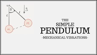 Equation of Motion for the Simple Pendulum SDOF [upl. by Gabriella]