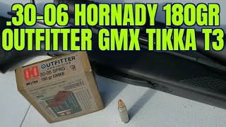 3006 Hornady Outfitter 180gr GMX Review [upl. by Itram]