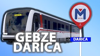 M1 Darıca  Gebze Metro Hattı Google Earth Turu [upl. by Valerye69]