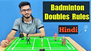 Badminton Doubles Rules in Hindi [upl. by Chaney]