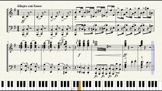 Dvorak Symphony No9 quotFrom the New Worldquot 4th movement piano solo arrangement [upl. by Odine]