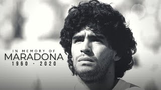 Tribute to DIEGO MARADONA  Legendary Highlight Moments [upl. by Olsen]