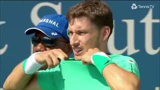 Pablo Carreno Busta shirtless in Cincy [upl. by Lourie]