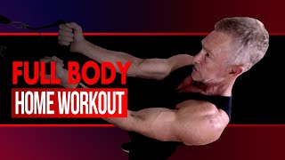 Full Body Resistance Band Workout At Home For Beginners [upl. by Kobylak]