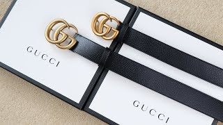 Real vs Replica Gucci HOW TO SPOT A FAKE GUCCI BELT [upl. by Chema]