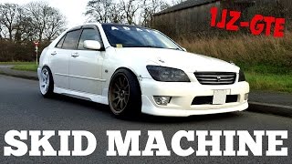 🐒 TOYOTA ALTEZZA 1JZGTE SKID MACHINE [upl. by Annayr227]