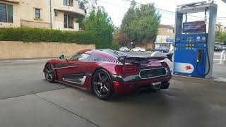 RecordBreaking Koenigsegg Agera RS Startup [upl. by Edwards676]