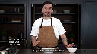 How to Make eggless Pasta dough  masterclass with mateozielonka vegan pasta homemade [upl. by Ankeny]