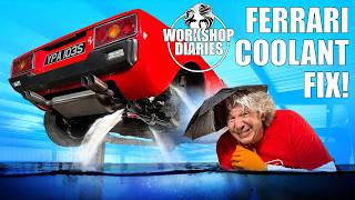 Edd China FIXES Seized FERRARI Water Pump amp Overhauls ANTIFREEZE [upl. by Nerek]