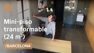 Un miniapartamento que se transforma en infinitos espacios [upl. by Lerrehs]