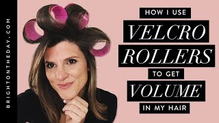 How I Use Velcro Rollers Lots of Volume [upl. by Lars256]