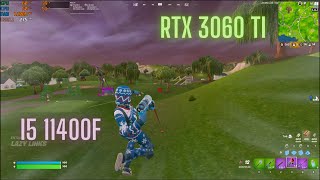 RTX 3060 ti  Intel i5 11400F Fortnite og gameplay Performance mode [upl. by Eeryk7]