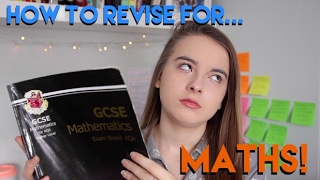 HOW TO REVISE MATHS  GCSE and General Tips and Tricks [upl. by Airtal]