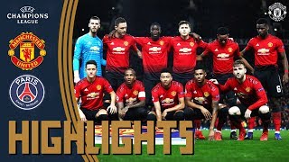 Highlights  Manchester United 02 PSG  UEFA Champions League [upl. by Narik]