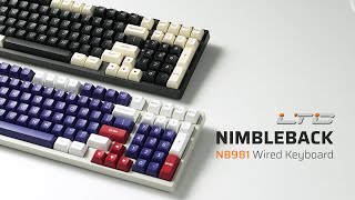 LTC NimbleBack NB981 96 Mechanical Keyboard Overview [upl. by Vedis]