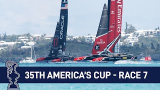 35th Americas Cup Race 7 NZL vs USA  AMERICAS CUP [upl. by Pennebaker]