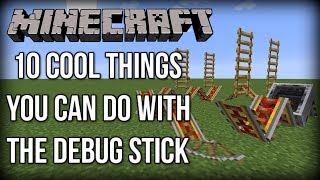 10 Cool Things You Can Do With The Debug Stick Minecraft 113 Snapshot 17w48a [upl. by Radek803]