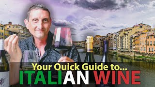 Quick Overview of Italian Red White amp Sparkling Wines [upl. by Nivre]