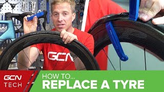 How To Change A Tyre On Your Road Bike [upl. by Emawk]